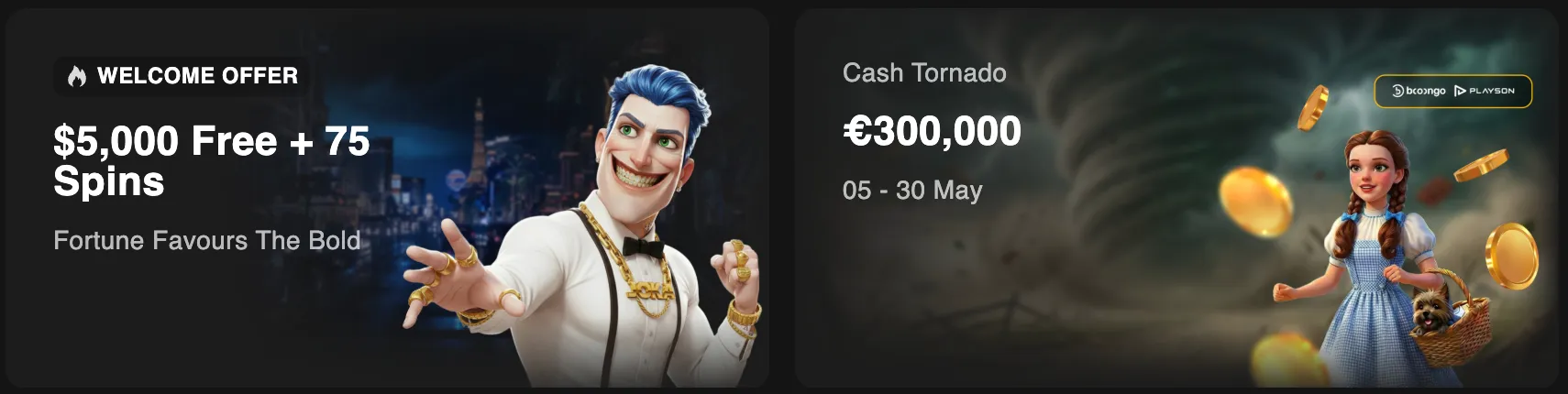 Bonus at JokaRoom Casino